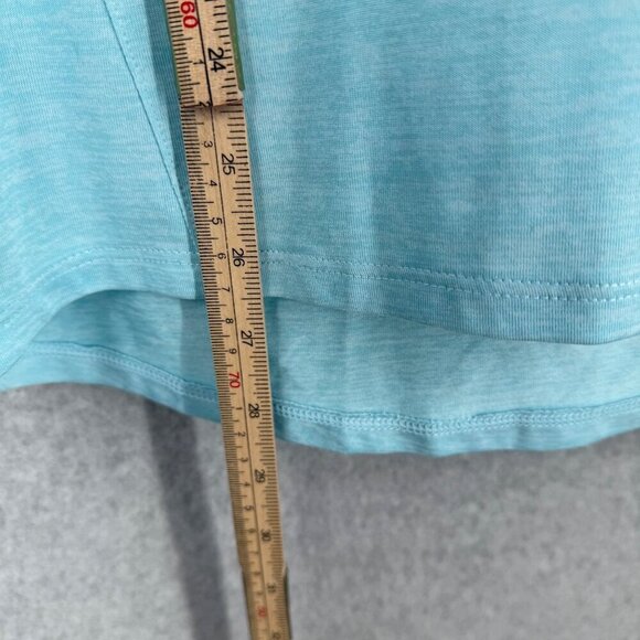 Under Armour Womens Loose Fit 1/4 Zip Pullover Top Size XL Baby Blue Lightweight - Picture 10 of 11